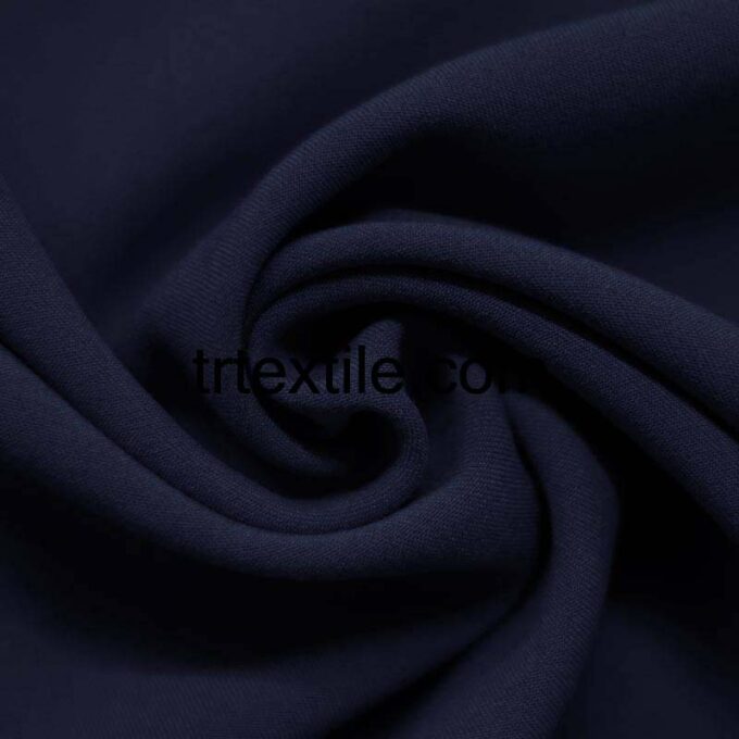 dark navy blue gabardine fabric - trtextile.com image