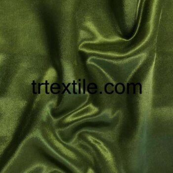 dark olive green satin fabric - trtextile.com image