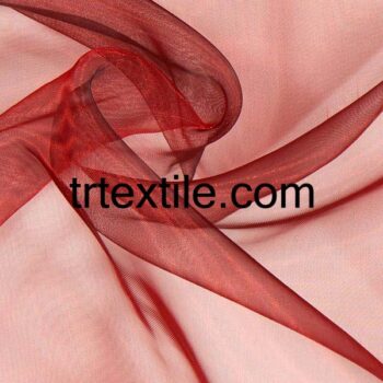 dried rose organza tulle fabric - trtextile.com image