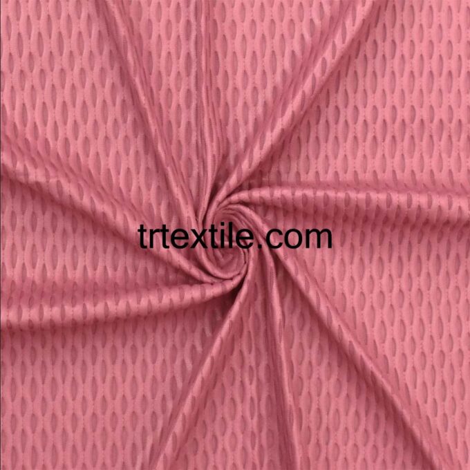 dried rose yoga mesh scuba fabric - trtextile.com image