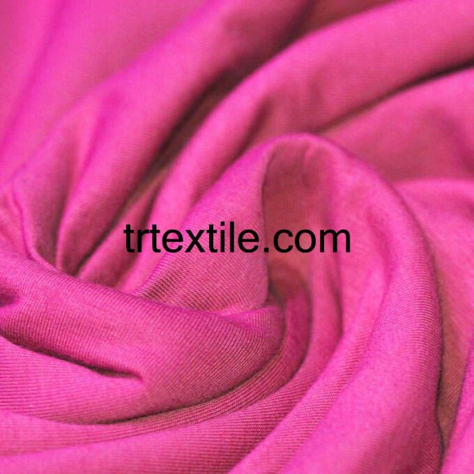 fuchsia combed cotton fabric - trtextile.com image