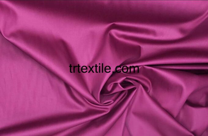 fuchsia cotton satin fabric - trtextile.com image