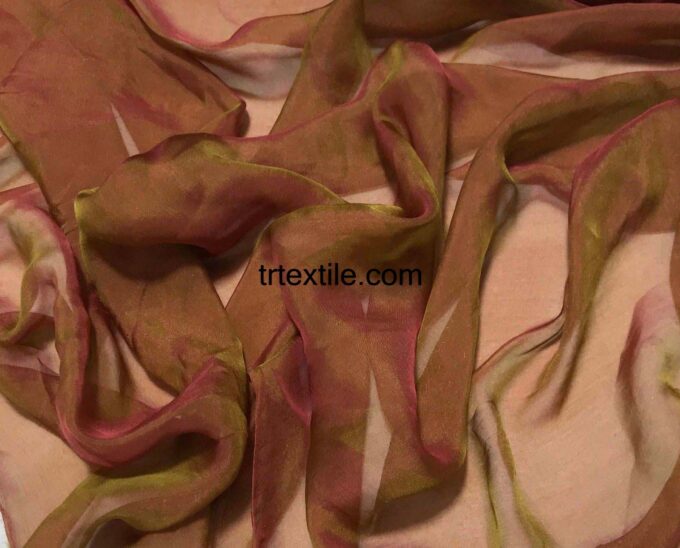 golden color janjan chiffon fabric - trtextile.com image