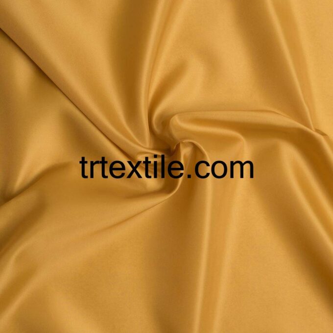 golden yellow bondit fabric - trtextile.com image