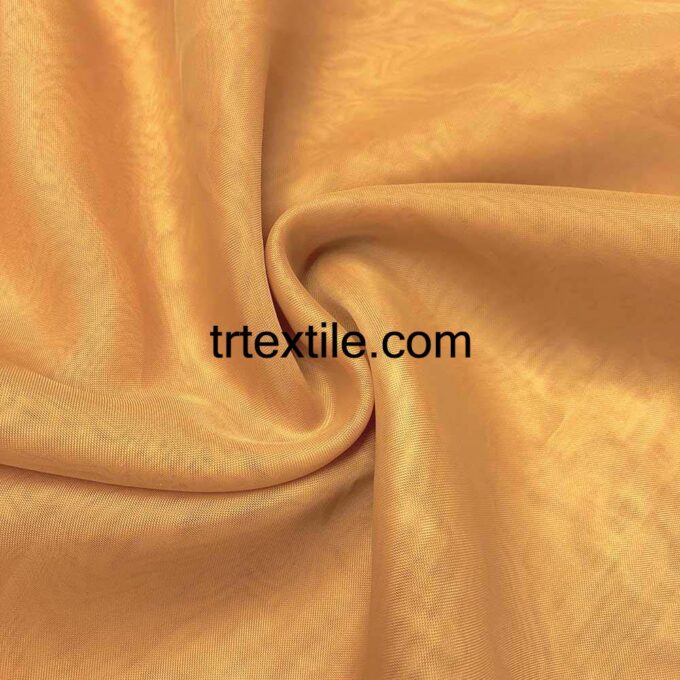 golden yellow drapery tulle fabric - trtextile.com image