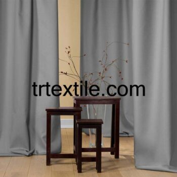 gray background curtain fabric - trtextile.com image