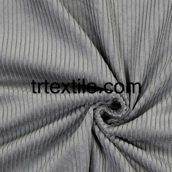 gray corduroy fabric - trtextile.com image