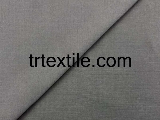 gray cotton ripstop fabric - trtextile.com image