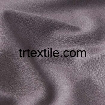 gray poplin akfil fabric - trtextile.com image