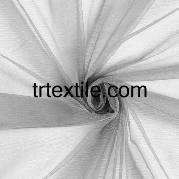gray tulle fabric - trtextile.com image