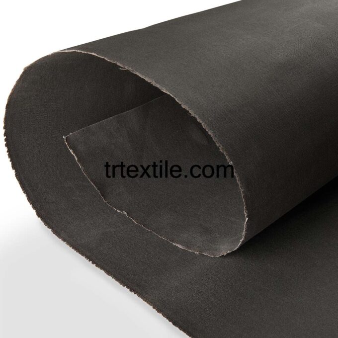 gray wax coated fabric - trtextile.com image