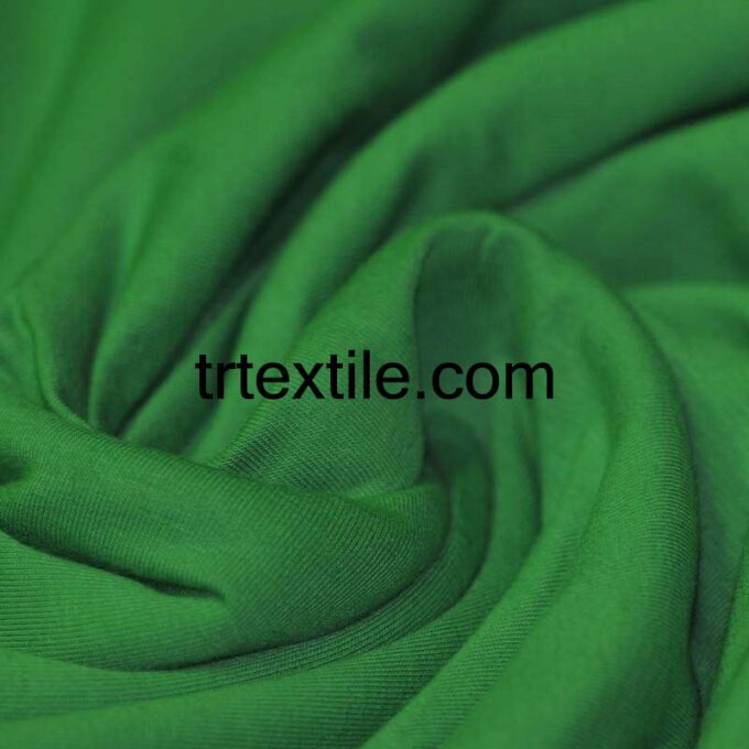 green combed cotton fabric - trtextile.com image