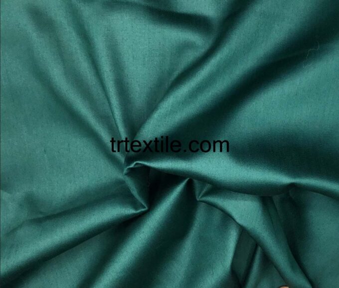 green cotton satin fabric - trtextile.com image