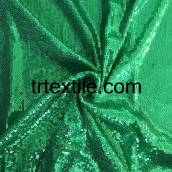 green sequin fabric 3mm - trtextile.com image