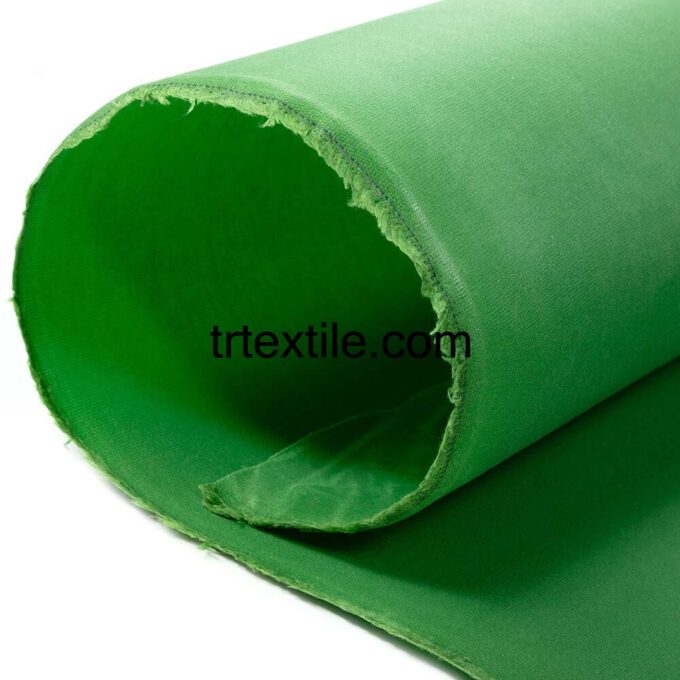 green wax coated fabric - trtextile.com image