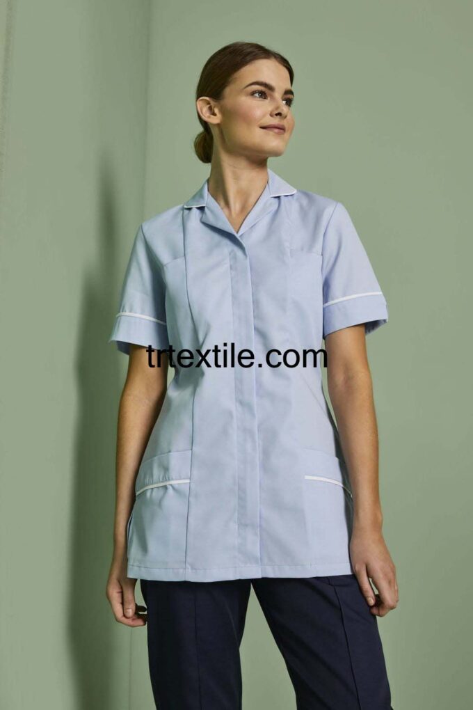 healthcare worker tunic sewing model 1 - trtextile.com image