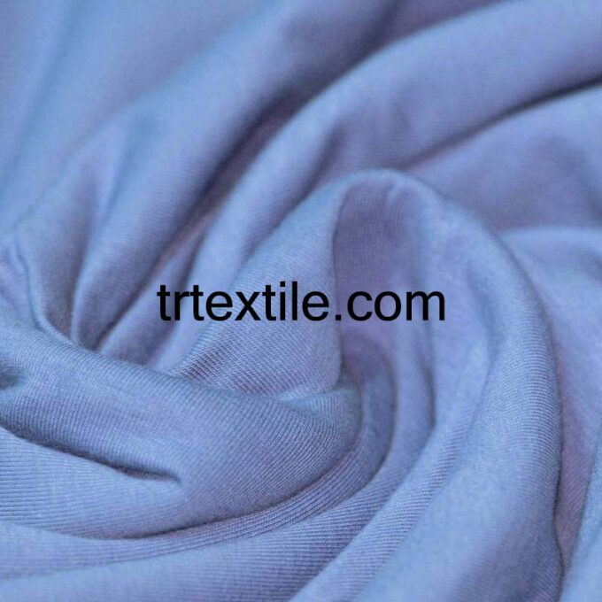 jeans blue combed cotton fabric - trtextile.com image