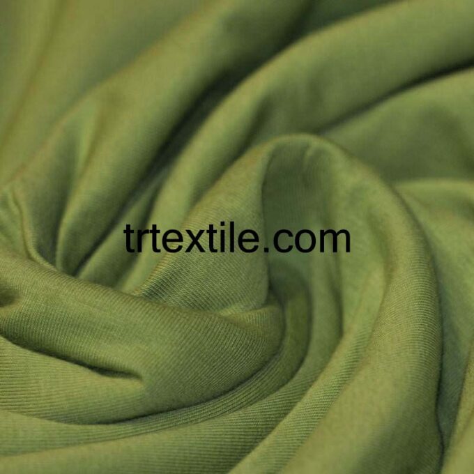 kiwi green combed cotton fabric - trtextile.com image