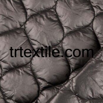 large black quilted fabric - trtextile.com image