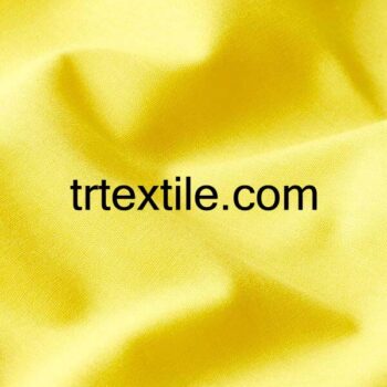 lemon yellow poplin akfil fabric - trtextile.com image