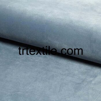 light blue upholstery velvet fabric - trtextile.com image