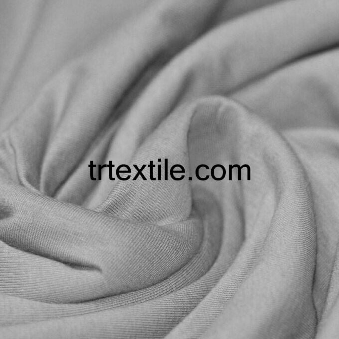 light gray combed cotton fabric - trtextile.com image