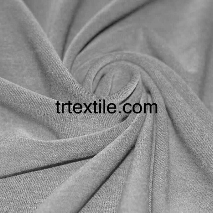 light gray gabardine fabric - trtextile.com image