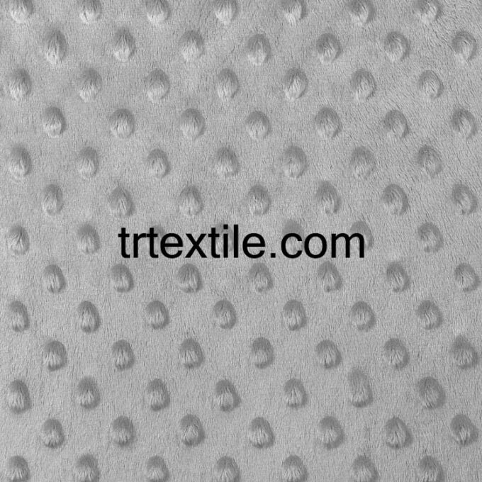 light gray minkey fabric - trtextile.com image