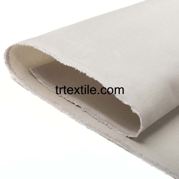 light gray wax coated fabric - trtextile.com image