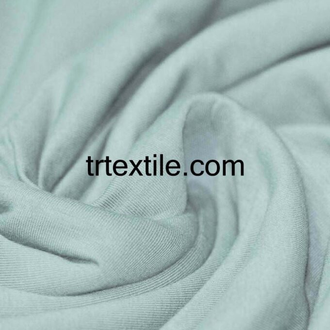 light mint combed cotton fabric - trtextile.com image