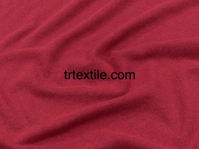 light red angora fabric - trtextile.com image