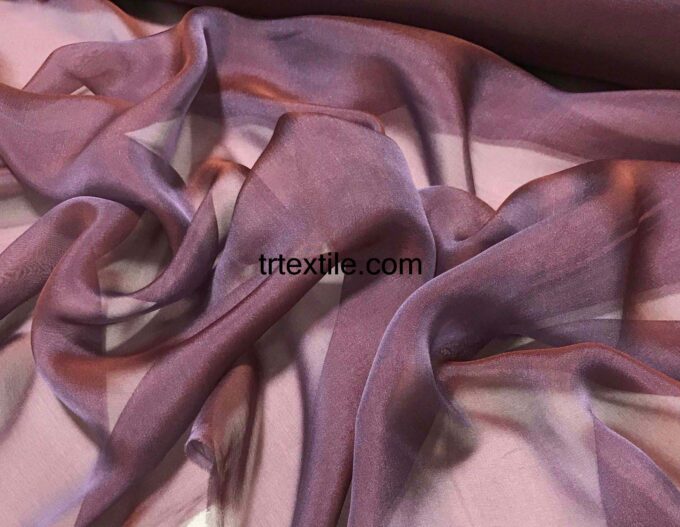 lilac janjan chiffon fabric - trtextile.com image