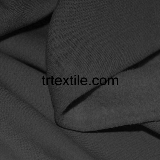 matte gray three thread fabric - trtextile.com image