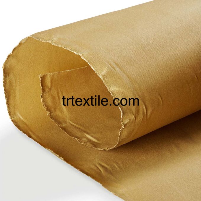 matte yellow wax coated fabric - trtextile.com image