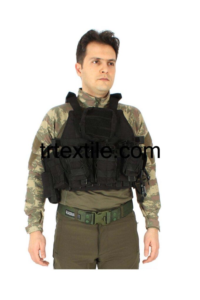 military tactical vest model 3 - trtextile.com image