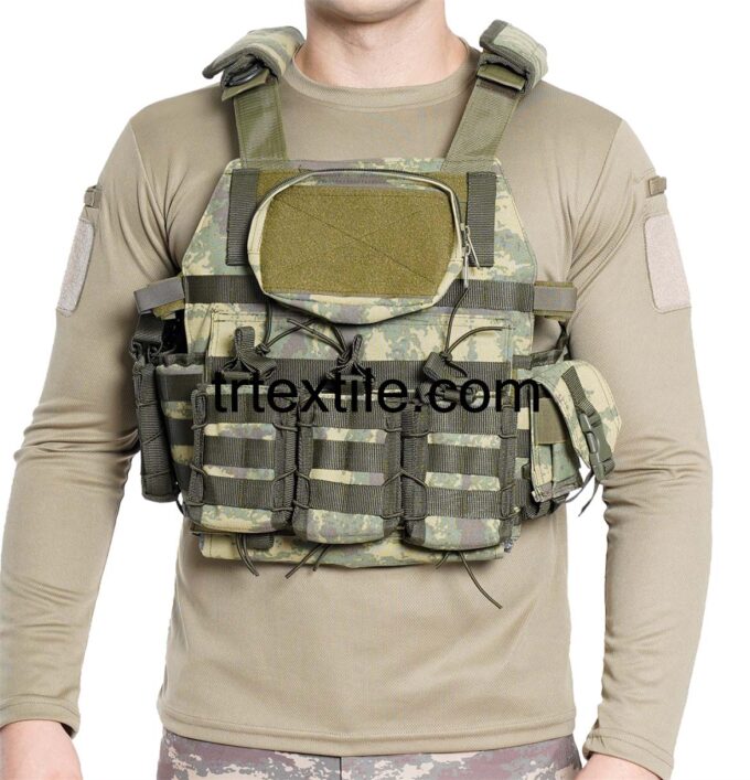 military tactical vest model 9 - trtextile.com image