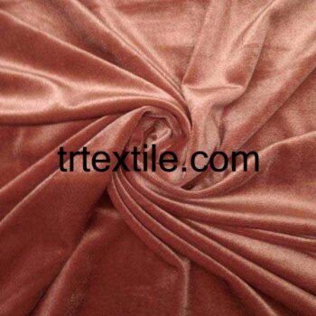 milk coffee velvet fabric - trtextile.com image