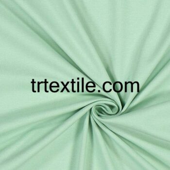 mint green combed cotton fabric - trtextile.com image
