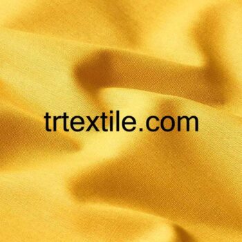 mustard yellow poplin akfil fabric - trtextile.com image