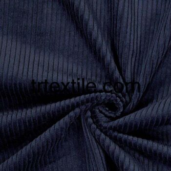 navy blue corduroy fabric - trtextile.com image