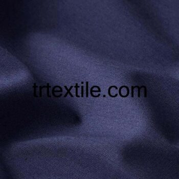 navy blue poplin akfil fabric - trtextile.com image