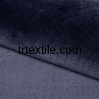navy blue upholstery velvet fabric - trtextile.com image