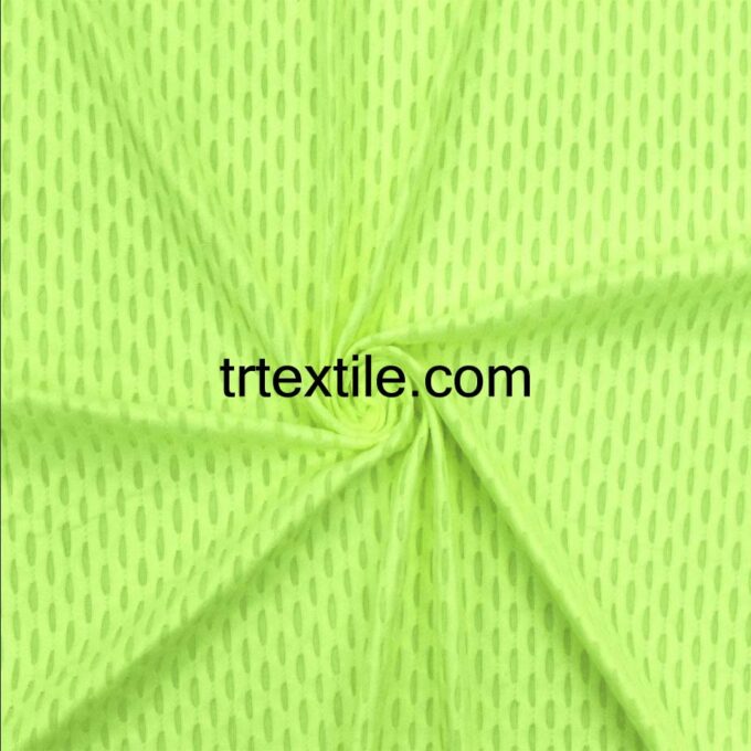 neon green yoga mesh scuba fabric - trtextile.com image