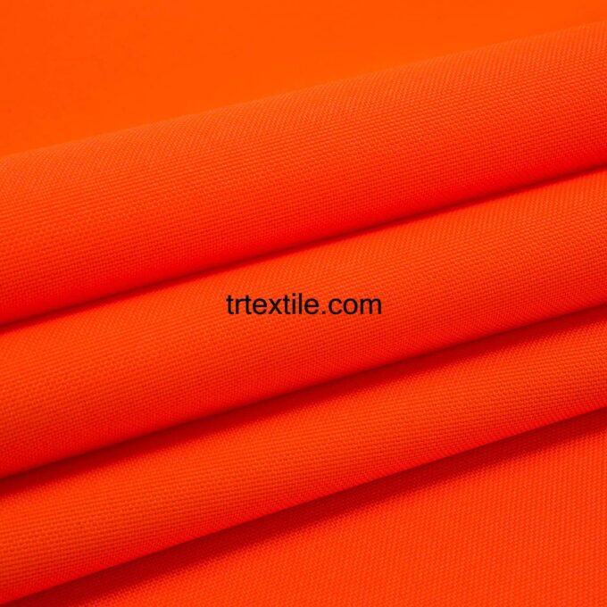 neon orange oxford fabric - trtextile.com image