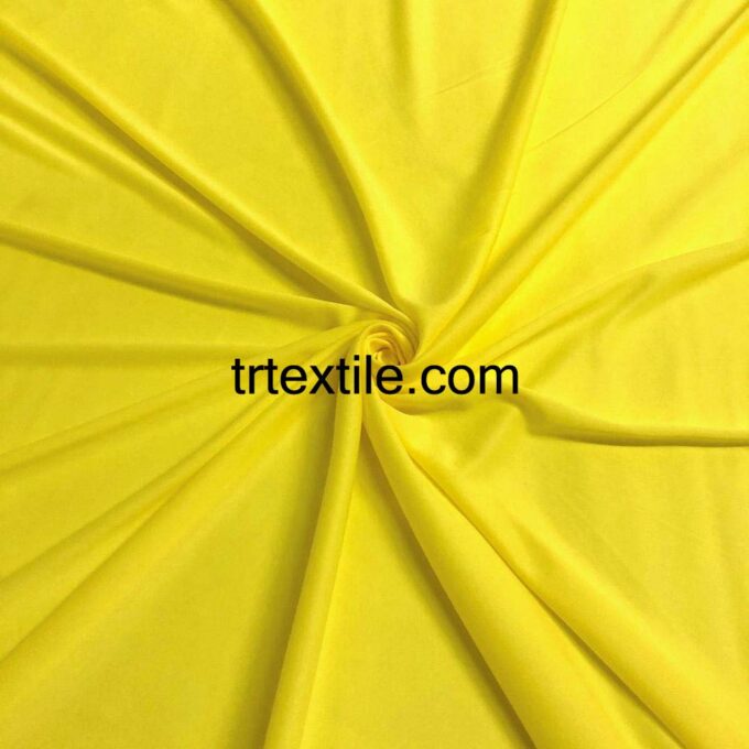 neon yellow interlock fabric - trtextile.com image