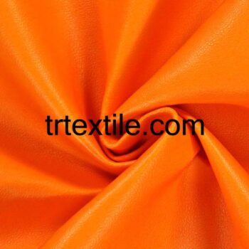 orange faux leather - trtextile.com image