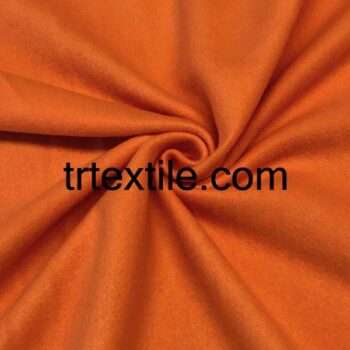 orange fleece fabric - trtextile.com image