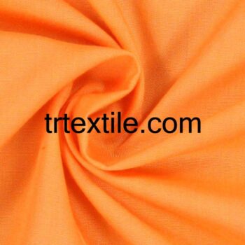 orange poplin fabric - trtextile.com image