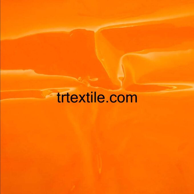 orange transparent pvc fabric - trtextile.com image