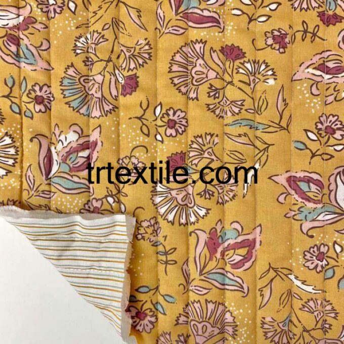 paisley quilted fabric - trtextile.com image